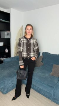 ONLY Tall ONLPOWER MID WAIST PUSH UP - Kavbojke na trapez - washed black