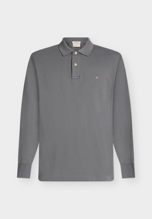 GANT, SHIELD RUGGER - Pikkade varrukatega topp - mid grey