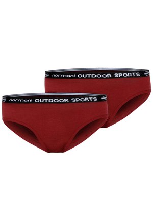 normani Outdoor Sports 2ER PACK RWS MERINO Hipster  Unterwäsche  - Slip - rot