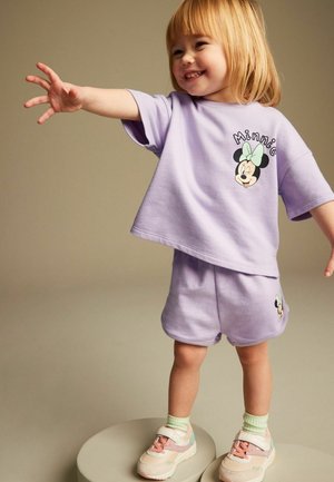 MINNIE MOUSE SHORT SLEEVE SET   - Rövidnadrágok - purple