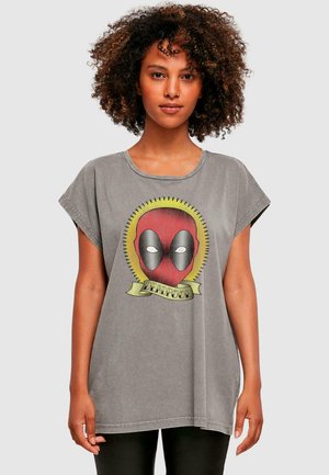 DEADPOOL - TATTOO  - Print T-shirt - asphalt