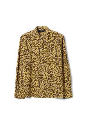 PIOMBO, ANIMAL-PRINT SHIRT, REGULAR FIT - Blusa - yellow