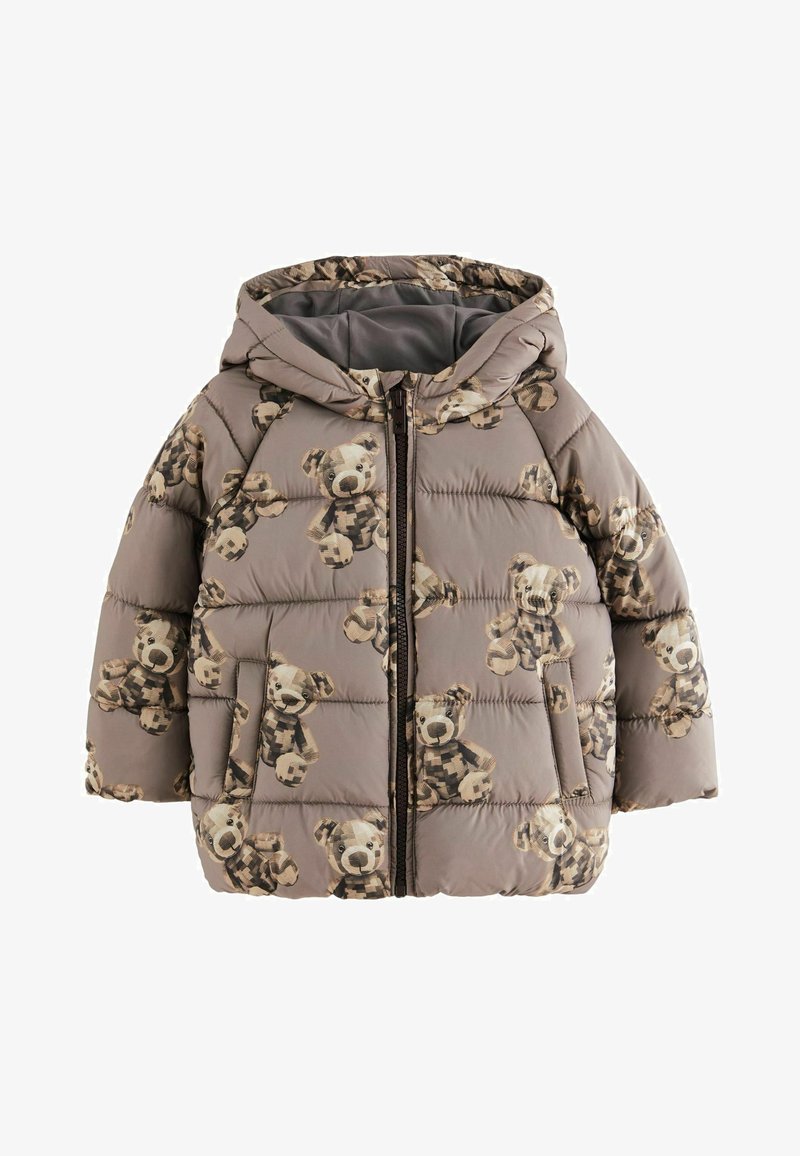 Next REGULAR FIT - Talvemantel - brown bear print