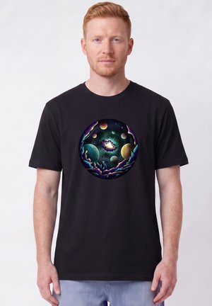 watapparel, URKNALL UNISEX - T-Shirt print - black