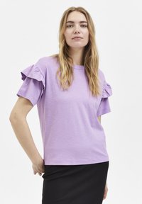 Selected Femme SLFRYLIE FLORENCE TEE  - T-shirts med print - african violet