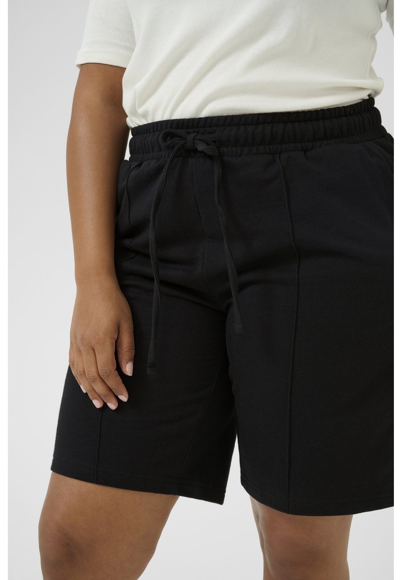 Pantaloncini Donna In Cotone | Vita Alta Con Tasche | Gamba Dritta Larga | Perfetti Per Sport E Tempo Libero | Freschi E Traspiranti | Taglie Comode
