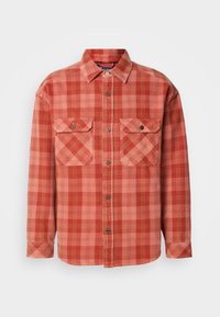 WASHED CHECKED - Shirt - red