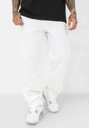 Pantalones cargo - white