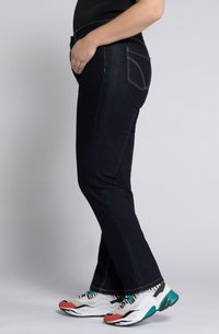 Ulla Popken Vaqueros rectos - blue-black denim