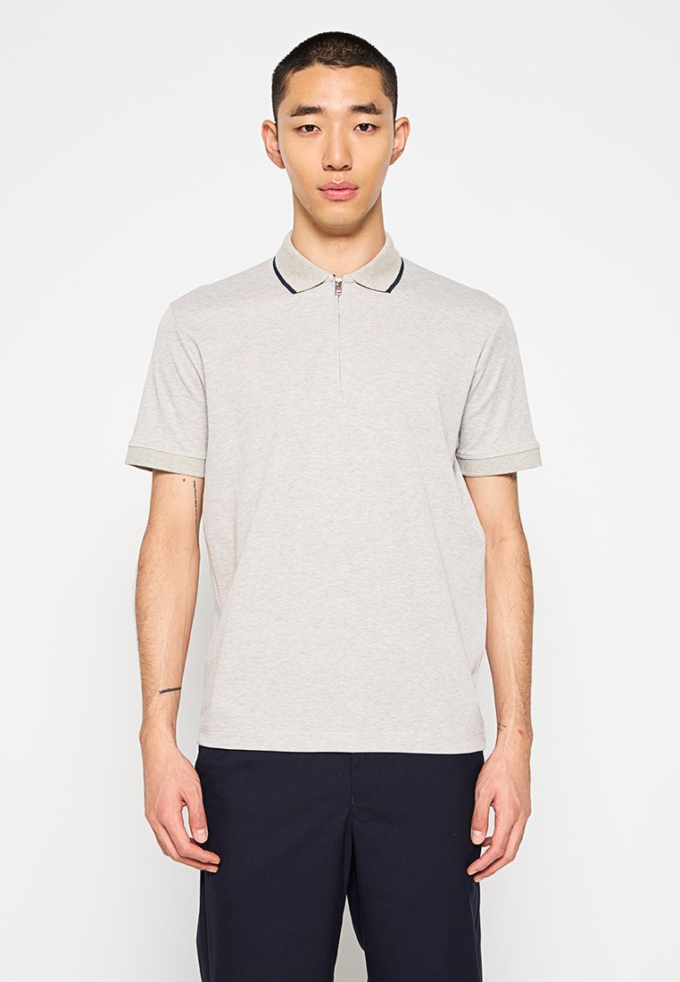 Selected Homme Poloshirt lichtgrijs Selected Homme Poloshirt lichtgrijs