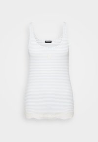 Pyjama top - ivory/light blue