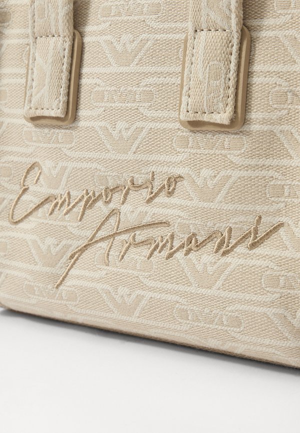 SHOPPING BAG MONOGRAM STITCHING - Handbag3