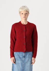 Vero Moda VMNOVAH LS O-NECK BUTTON NOOS - Gilet - winetasting