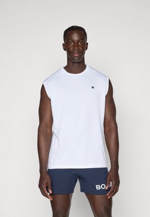 Björn Borg ACE PANEL TANK - Top - brilliant white