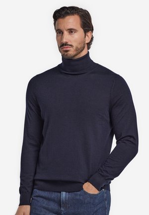 Falconeri, ULTRAFINE TURTLENECK - Striktrøje - dark blue