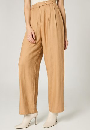 ROSIE - Trousers - dunkelbeige