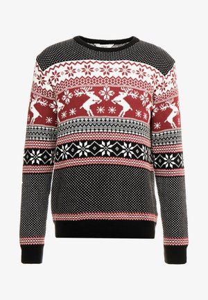 Solid, Pullover - black