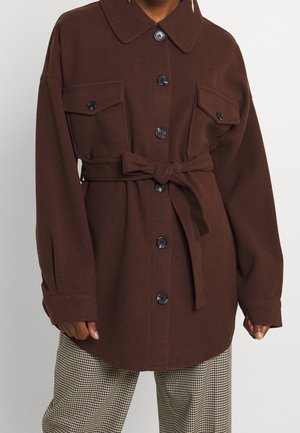 Halflange jas - brown