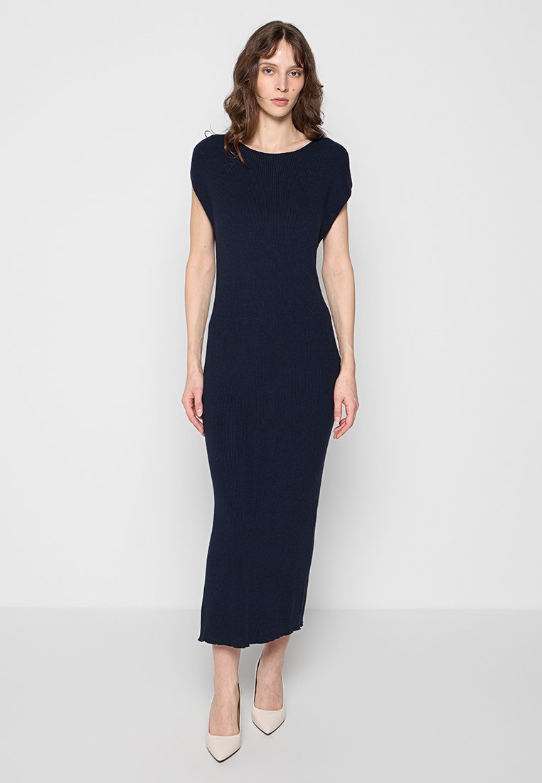 Emporio Armani Gebreide jurk blauw