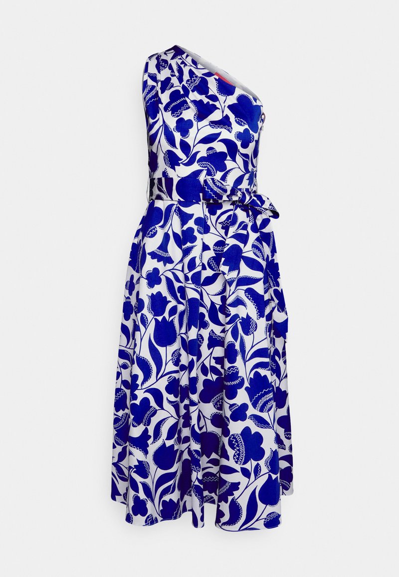 Damen Freizeitkleider | kate spade new york ZIG ZAG FLORAL BELTED SABRINA DRESS Freizeitkleid blueberry/blau - RB66795 Damen Freizeitkleider | kate spade new york ZIG ZAG FLORAL BELTED SABRINA DRESS Freizeitkleid blueberry/blau - RB66795