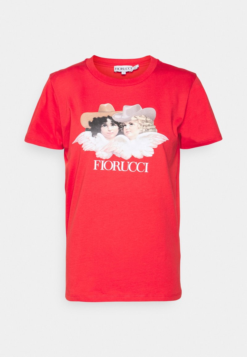 Damen Kleider | Fiorucci COWBOY ANGELS T-Shirt print red/rot - UI83700 Damen Kleider | Fiorucci COWBOY ANGELS T-Shirt print red/rot - UI83700