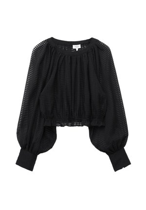 & OTHER STORIES, & OTHER STORIES GATHERED CREPE BLOUSE - Blouse - black