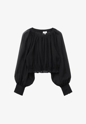 & OTHER STORIES, & OTHER STORIES GATHERED CREPE BLOUSE - Blouse - black