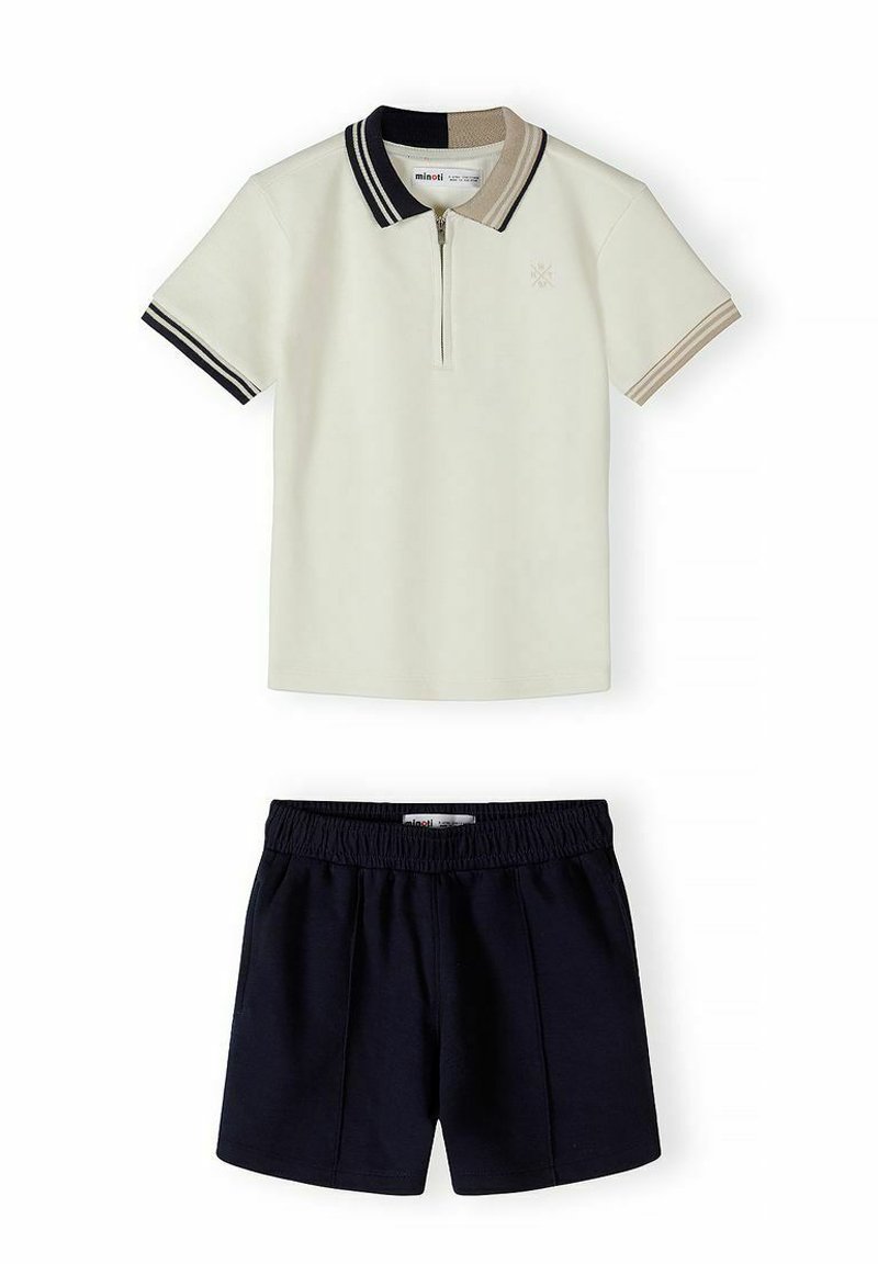 MINOTI SHORT SET WITH CONTRAST COLLAR DETAIL - Tracksuit bottoms ...