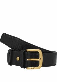 Cintura Liu Jo Nero - In Pelle Sintetica Per Donna Con Fibbia Moderna