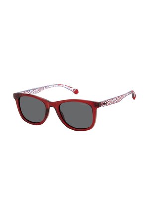 UNISEX  - Lunettes de soleil - dark red white