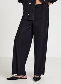 Calliope GINNICI WIDE  - Pantaloni - ultrablack