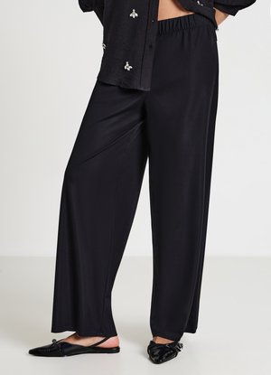Calliope GINNICI WIDE  - Stoffhose - ultrablack