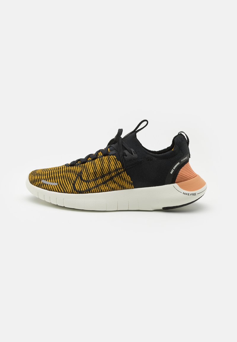 Nike Performance FREE RN FK NEXT NATURE - Apavi skriešanai pa asfaltu - bronzine/black/amber brown/sea glass/olive aura