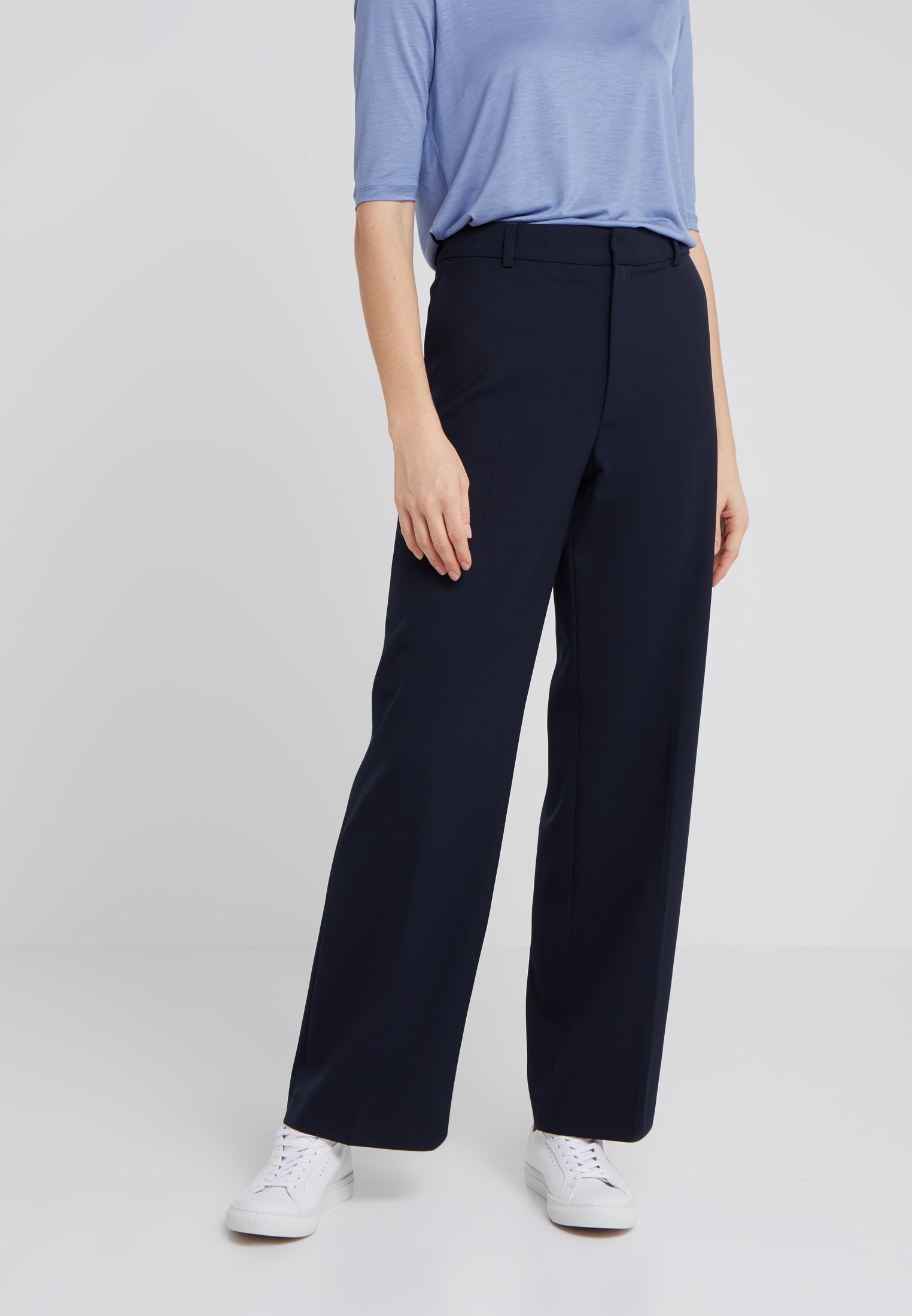 Filippa K HUTTON TROUSERS Bukse navymørkeblå Zalando.no Filippa K HUTTON TROUSERS Bukse navymørkeblå Zalando.no