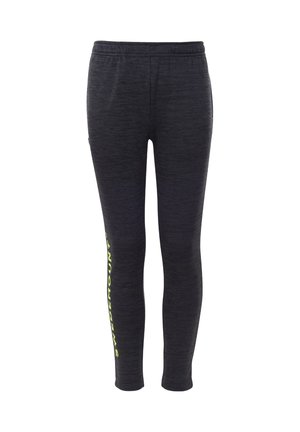 TRAINING LOGO - Pantaloni sportivi - charcoal melange neon