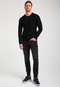 Gabbiano ROUND NECK - Pulover - black