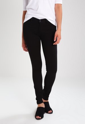 Skinny-Farkut - black denim