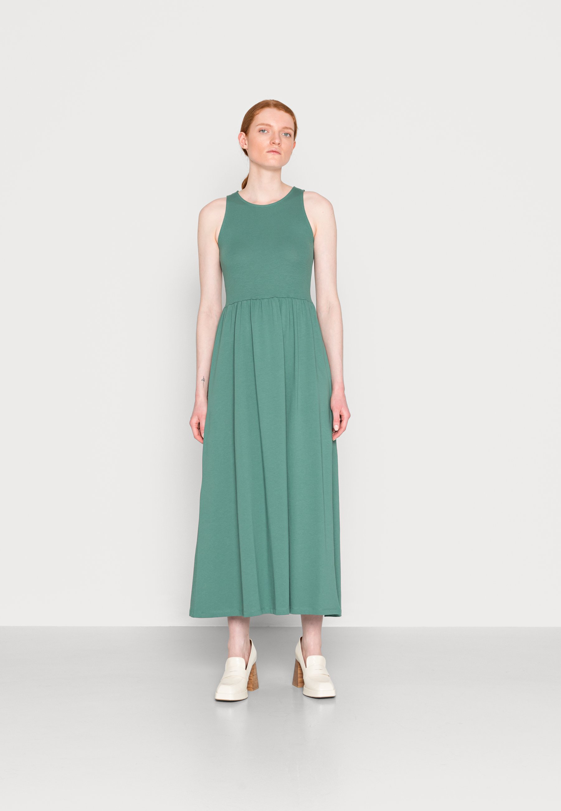 Anna Field Vestito lungo - dark green/verde scuro - Zalando.it