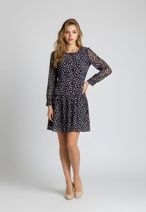 ESTAMPADO FLUIDO - Vestido informal - azul