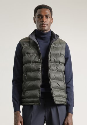 REVERSIBLE - Chaleco - azul marino