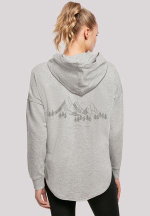 MOUNTAIN BERGE URLAUB WINTER SCHNEE SKI - Hoodie - grey