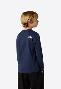 The North Face TEEN EASY TEE UNISEX - Μπλούζα με μακριά μανίκια - summit navy