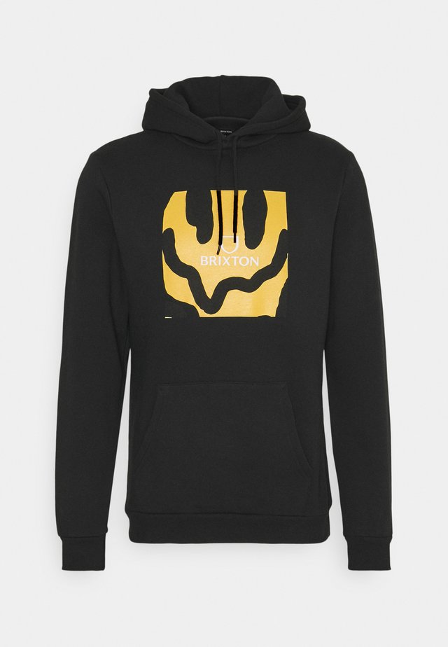 MELTER SQUARE HOOD - Collegepaita - black