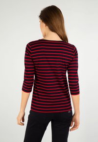 Armor lux MARINIÈRE STRIPE 3/4 T-SHIRT - T-shirt à manches longues - rich navy braise