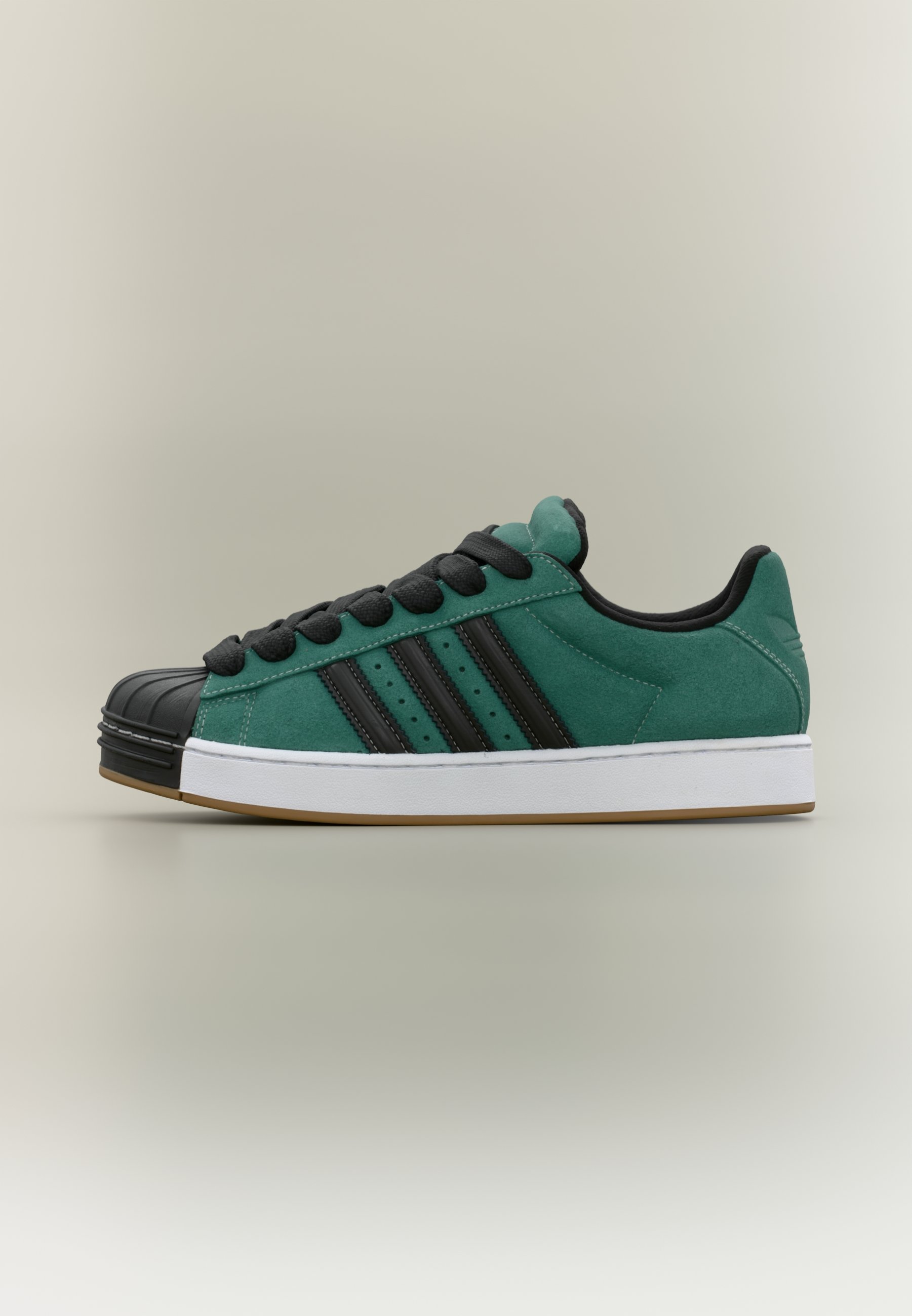 adidas Originals SUPERSTAR ST - Sneakers laag - collegiate green/core  black/donkergroen - Zalando.nl