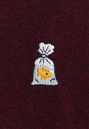 REVOLUTION, REVOLUTION APPLICATION T-SHIRT - T-Shirt basic - burgundy-melange