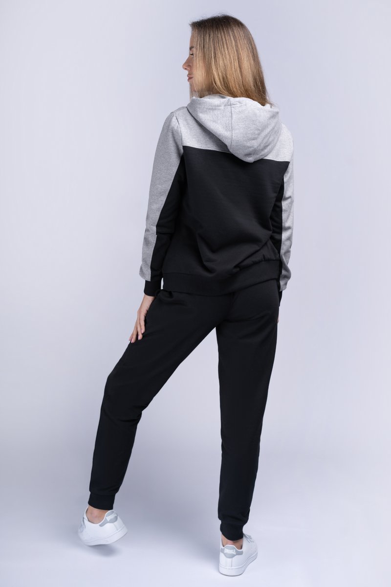 Sweat à Capuche Zippé Lonsdale Femme - Gris, Taille 12 (M/L) - Full Zip, Bon état
