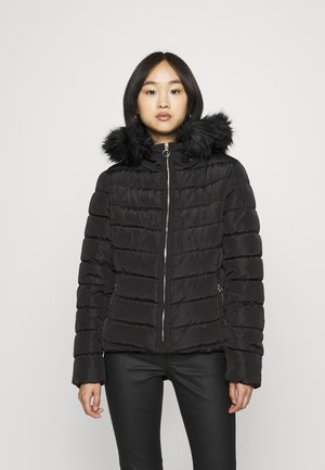 ONLNEWELLAN QUILTED HOOD JACKET - Zimska jakna - black