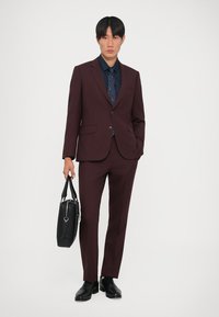 Paul Smith TAILORED FIT BUTTON SUIT SET - Traje - dark red