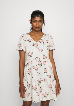 VIEDENA V-NECK DRESS - Jersey dress - birch